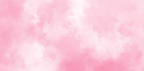 Abstract pink Wall Texture with Watercolor Brush Strokes. Soft pink pastel watercolor background. party invitation, packaging, surface design. Grunge and textured banner with free copy space.	