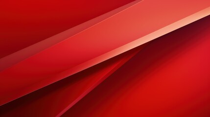 A vibrant abstract design featuring smooth gradients and dynamic shapes in shades of red, ideal for backgrounds or graphics.