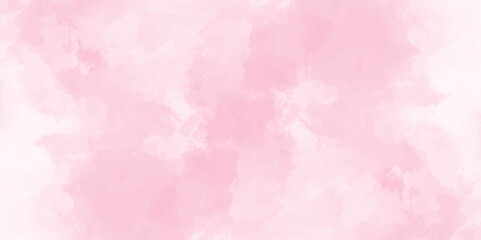 Abstract pink Wall Texture with Watercolor Brush Strokes. Soft pink pastel watercolor background. party invitation, packaging, surface design. Grunge and textured banner with free copy space.	