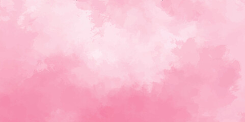 Abstract pink Wall Texture with Watercolor Brush Strokes. Soft pink pastel watercolor background. party invitation, packaging, surface design. Grunge and textured banner with free copy space.	