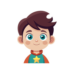 cute boy cartoon illustration