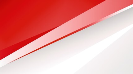 A sleek, modern design featuring a dynamic red and white color scheme, suitable for backgrounds or graphic projects.