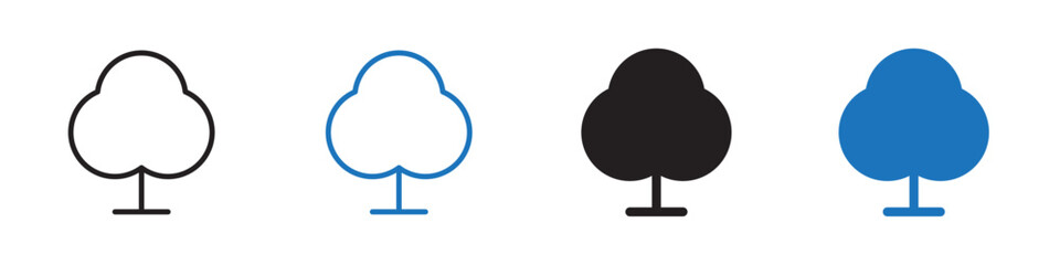 Club icon Vector set outline