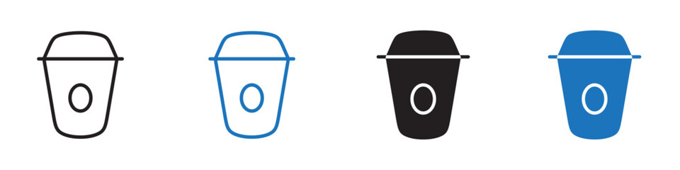 Coffee icon Vector set outline