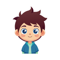 cute boy cartoon illustration