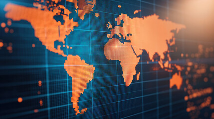 Obraz premium Commodity price changes influenced by hedging strategies, managing risk in global supply and demand