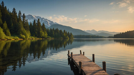 Fototapeta premium the essence of tranquility in nature
