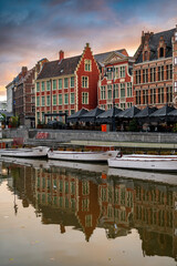 Christmas morning in Ghent, Belgium