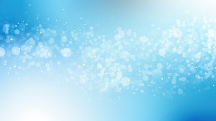 Fototapeta premium A soft blue background with bokeh effects, creating a serene and calming atmosphere.