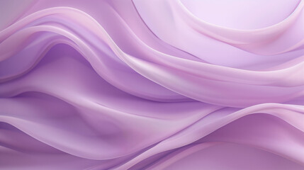 Obraz premium Elegant purple waves with delicate transitions, creating a soothing and sophisticated design.