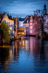 Naklejka premium Christmas holiday in Ghent, Belgium