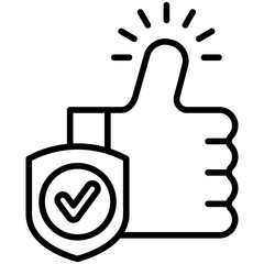 Obraz premium Dependable Icon