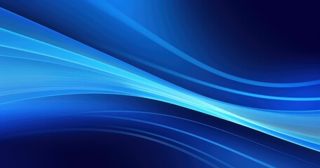 A smooth, flowing abstract design featuring shades of blue, creating a calming and modern visual effect.