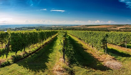 Naklejka premium vineyard in region