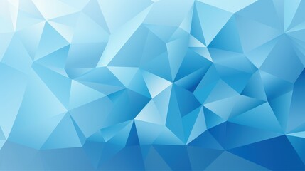 Fototapeta premium A vibrant blue abstract geometric background featuring various shades and shapes, ideal for digital design and graphics.