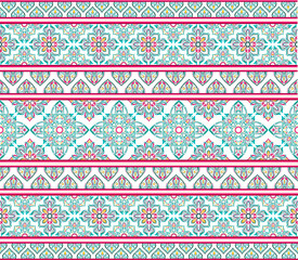 seamless pattern, ikan, indian pattern,detailed, vintage geometric floral seamless pattern, batik, geometric, tribal, print, vector
