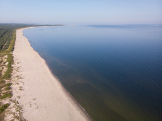 Plaża nad Morzem Bałtyckim w Zatoce Gdańskiej/The beach by the Baltic Sea in Gdansk Bay,...