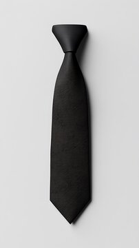 black tie isolated on grey background