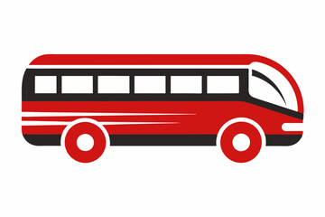 Travel bus logo design vector art illustration