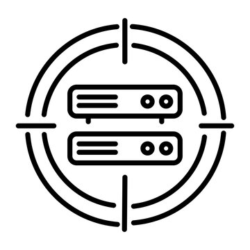 An outline style icon of data veracity 