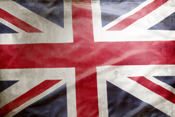 Fototapeta premium Grunge Union Jack British flag 
