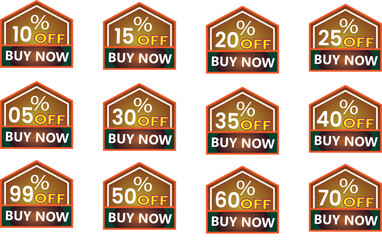 Obraz premium Discount Banner, card, label, Batch, tag stickers, Special Offer, Vector design, template