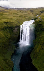 Skogafoss, the waterfall of Iceland
