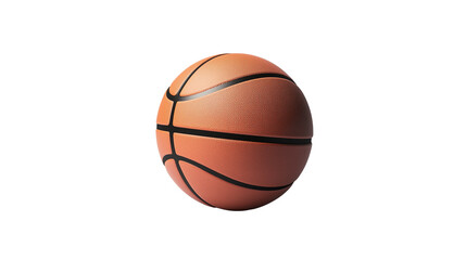 Basketball ball isolated on transparent background 