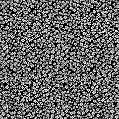 seamless tile of pretty illustrated flowers