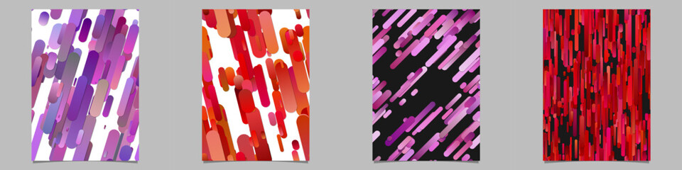 Gradient stripe brochure background collection