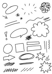 artistic scribbles and doodles in pencil charcoal fine oil pastel hand draw annotations sketch