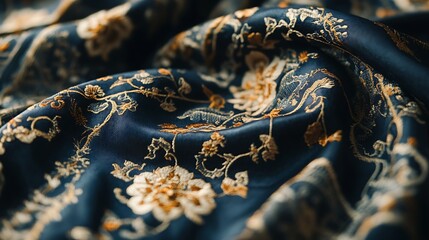 Close-Up of Luxurious Gold Jewelry on Soft Velvet Background for Elegant Lifestyle