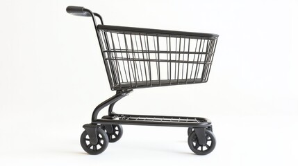 Full and empty shopping cart symbol shop and sale icon