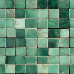 seamless green tiles texture