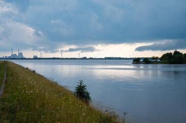 View over the Koge bay and nature, Demark