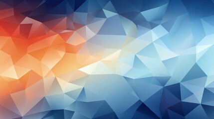 Obraz premium A vibrant abstract background featuring a blend of warm and cool geometric shapes.