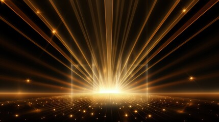 A radiant burst of light with beams and sparkles, creating a dynamic and vibrant atmosphere.