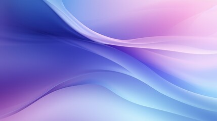 Fototapeta premium A smooth, flowing abstract design with gradients of blue and purple hues.