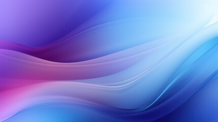 Fototapeta premium A smooth gradient background featuring flowing waves in shades of blue and purple.