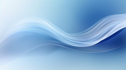 A smooth, flowing abstract design in shades of blue, ideal for backgrounds or digital art.