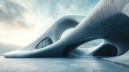 Futuristic architecture with distinctive and innovative building designs featured in high-resolution imagery
