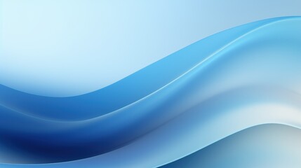 A smooth gradient of blue waves creating a calming and modern abstract background.