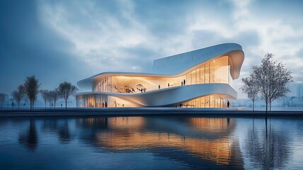 Distinctive and visionary building designs with futuristic elements captured in striking photos