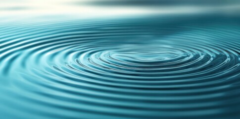 Blue Ripples in Still Water