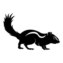 Side View of Chipmunk