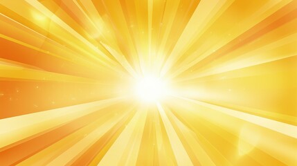 Obraz premium A vibrant burst of light with rays radiating outward, creating a warm and energetic atmosphere.