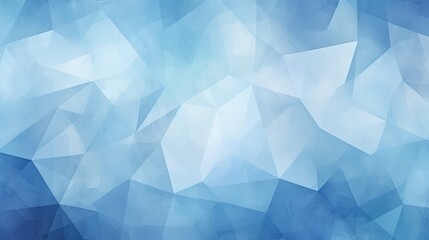 Obraz premium Abstract blue geometric background with soft gradients and shapes.