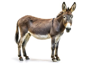 donkey background white