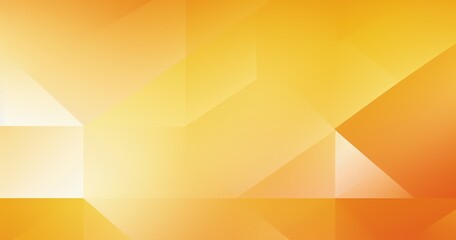 A vibrant geometric background featuring warm shades of orange and yellow.