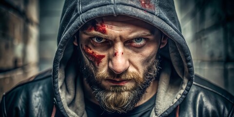 Fototapeta premium a brutal thug